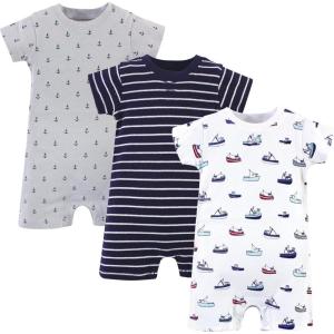 image:imageTouched by Nature Baby Unisex Baby Organic Cotton RompersFishing Boats