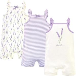 image:imageTouched by Nature Baby Unisex Baby Organic Cotton RompersLavender