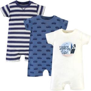 image:imageTouched by Nature Baby Unisex Baby Organic Cotton RompersSurfs Up