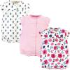 image:imageTouched by Nature Baby Unisex Baby Organic Cotton RompersGarden Floral Shortsleeve