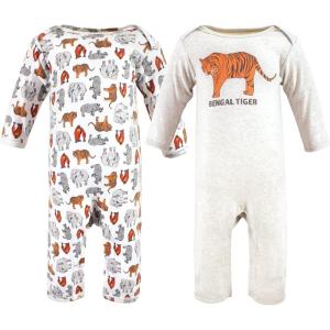 image:imageTouched by Nature BabyGirls Organic Cotton CoverallsEndangered Tiger
