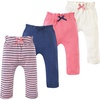 image:imageTouched by Nature Basics Unisex Baby Organic Cotton Pants 4PackCoral Coast