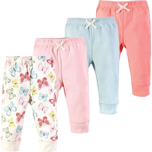 image:imageTouched by Nature Basics Unisex Baby Organic Cotton Pants 4PackGarden Flutter