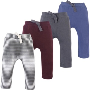 image:imageTouched by Nature Basics Unisex Baby Organic Cotton Pants 4PackOcean Shadow Mix