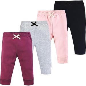 image:imageTouched by Nature Basics Unisex Baby Organic Cotton Pants 4PackRosy Berry