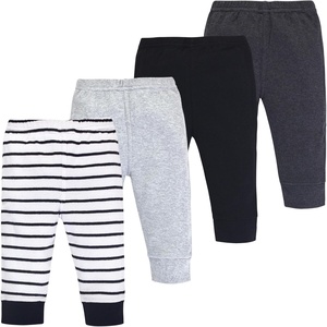 image:imageTouched by Nature Basics Unisex Baby Organic Cotton Pants 4PackShadow Stripes