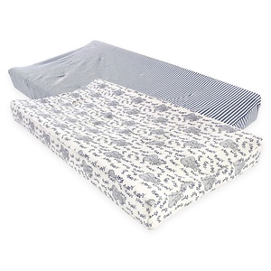 image:imageTouched by Nature Unisex Baby Organic Cotton Changing Pad Cover Girl Elephant One SizeBlue Elephant
