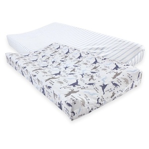 image:imageTouched by Nature Unisex Baby Organic Cotton Changing Pad Cover Girl Elephant One SizeDino