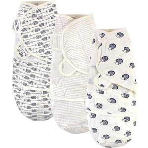 image:imageTouched by Nature Unisex Baby Organic Cotton Swaddle Wraps Butterflies 03 MonthsHedgehog