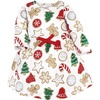 image:imageTouched by Nature Girls Toddler Baby and Womens Organic Cotton ShortSleeve and LongSleeve DressesChristmas Cookies