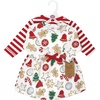 image:imageTouched by Nature Girls Toddler Baby and Womens Organic Cotton ShortSleeve and LongSleeve DressesChristmas Cookies