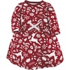 image:imageTouched by Nature Girls Toddler Baby and Womens Organic Cotton ShortSleeve and LongSleeve DressesRed Winter Folk