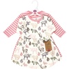 image:imageTouched by Nature Girls Toddler Baby and Womens Organic Cotton ShortSleeve and LongSleeve DressesWoodland