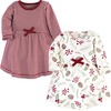 image:imageTouched by Nature Girls Toddler Baby and Womens Organic Cotton ShortSleeve and LongSleeve DressesYouth Holly Berry Long Sleeve