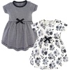 Baby Toddler Black Floral Short Sleeve