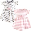 Baby Toddler Pink Gray Scribble Short Sleeve