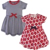Baby Toddler Red Flowers Short Sleeve