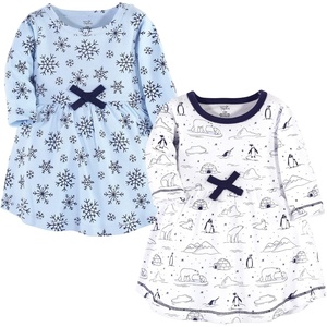 image:imageTouched by Nature Girls Toddler Baby and Womens Organic Cotton ShortSleeve and LongSleeve DressesBaby Toddler Arctic Long Sleeve