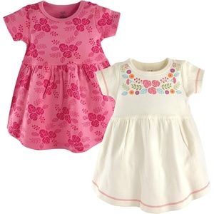 image:imageTouched by Nature Girls Toddler Baby and Womens Organic Cotton ShortSleeve and LongSleeve DressesBaby Toddler Boho Flower Short Sleeve