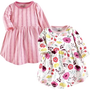 image:imageTouched by Nature Girls Toddler Baby and Womens Organic Cotton ShortSleeve and LongSleeve DressesBaby Toddler Botanical Long Sleeve