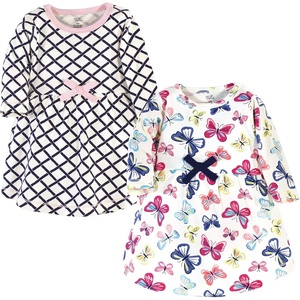 image:imageTouched by Nature Girls Toddler Baby and Womens Organic Cotton ShortSleeve and LongSleeve DressesBaby Toddler Bright Butterflies Long Sleeve