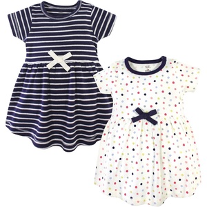 image:imageTouched by Nature Girls Toddler Baby and Womens Organic Cotton ShortSleeve and LongSleeve DressesBaby Toddler Colorful Dot Short Sleeve