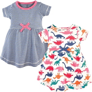 image:imageTouched by Nature Girls Toddler Baby and Womens Organic Cotton ShortSleeve and LongSleeve DressesBaby Toddler Dinosaurs Short Sleeve