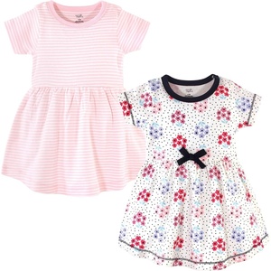 image:imageTouched by Nature Girls Toddler Baby and Womens Organic Cotton ShortSleeve and LongSleeve DressesBaby Toddler Floral Dot Short Sleeve