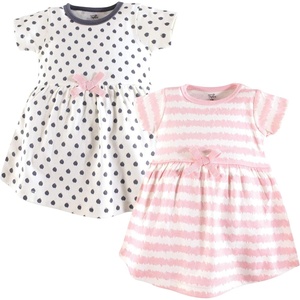 image:imageTouched by Nature Girls Toddler Baby and Womens Organic Cotton ShortSleeve and LongSleeve DressesBaby Toddler Pink Gray Scribble Short Sleeve