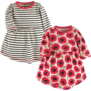 image:imageTouched by Nature Girls Toddler Baby and Womens Organic Cotton ShortSleeve and LongSleeve DressesBaby Toddler Poppy Long Sleeve