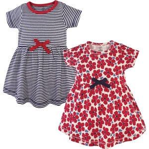 image:imageTouched by Nature Girls Toddler Baby and Womens Organic Cotton ShortSleeve and LongSleeve DressesBaby Toddler Red Flowers Short Sleeve