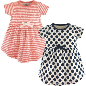 image:imageTouched by Nature Girls Toddler Baby and Womens Organic Cotton ShortSleeve and LongSleeve DressesBaby Toddler Scribble Dot Short Sleeve