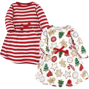 image:imageTouched by Nature Girls Toddler Baby and Womens Organic Cotton ShortSleeve and LongSleeve DressesChristmas Cookies