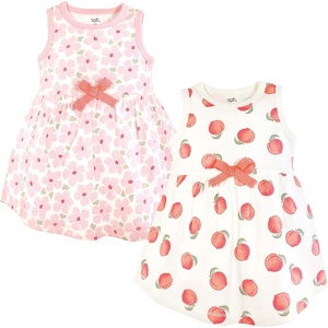 image:imageTouched by Nature Girls Toddler Baby and Womens Organic Cotton ShortSleeve and LongSleeve DressesPeach