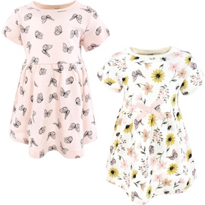 image:imageTouched by Nature Girls Toddler Baby and Womens Organic Cotton ShortSleeve and LongSleeve DressesSoft Wildflower
