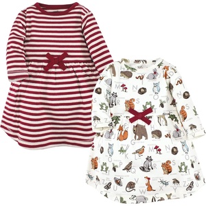 image:imageTouched by Nature Girls Toddler Baby and Womens Organic Cotton ShortSleeve and LongSleeve DressesWoodland Alphabet
