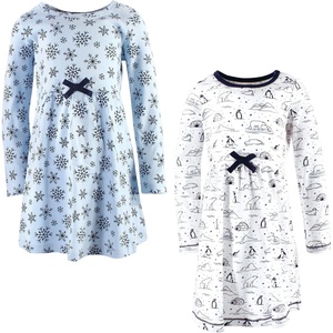 image:imageTouched by Nature Girls Toddler Baby and Womens Organic Cotton ShortSleeve and LongSleeve DressesYouth Arctic Long Sleeve
