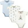 image:imageTouched by Nature Baby Boys Organic Cotton Bodysuits Bodysuit 3 PackTeepee