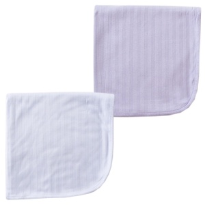 image:imageOrganic Cotton Swaddle Blanket 2PackLavenderWhite