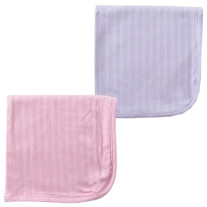 image:imageOrganic Cotton Swaddle Blanket 2PackPinkLavender